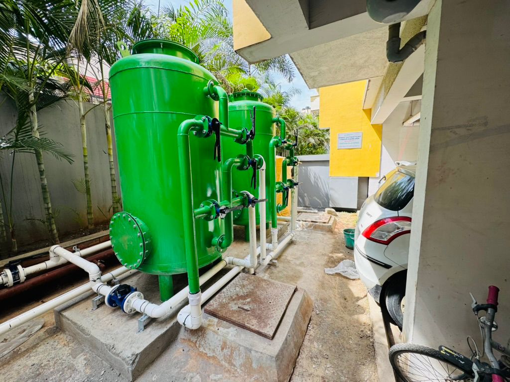 Completed project site with modern infrastructure